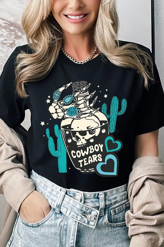 Cowboy Tears Western Graphic T-Shirt - Multiple Colors
