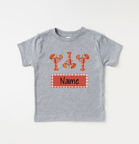 Custom Crawfish Toddler T-Shirt